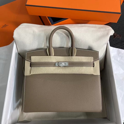 Birkin Sellier outseam epsom: elephant gray
