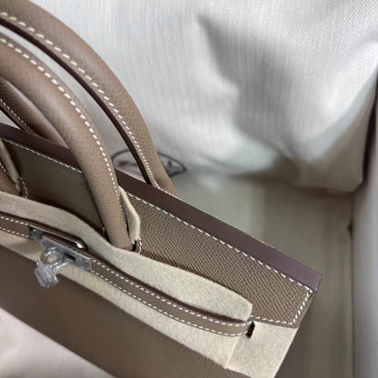 Birkin Sellier outseam epsom: elephant gray