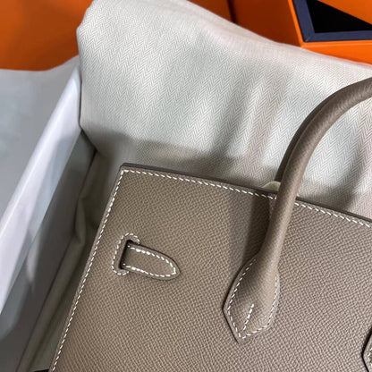 Birkin Sellier outseam epsom: elephant gray