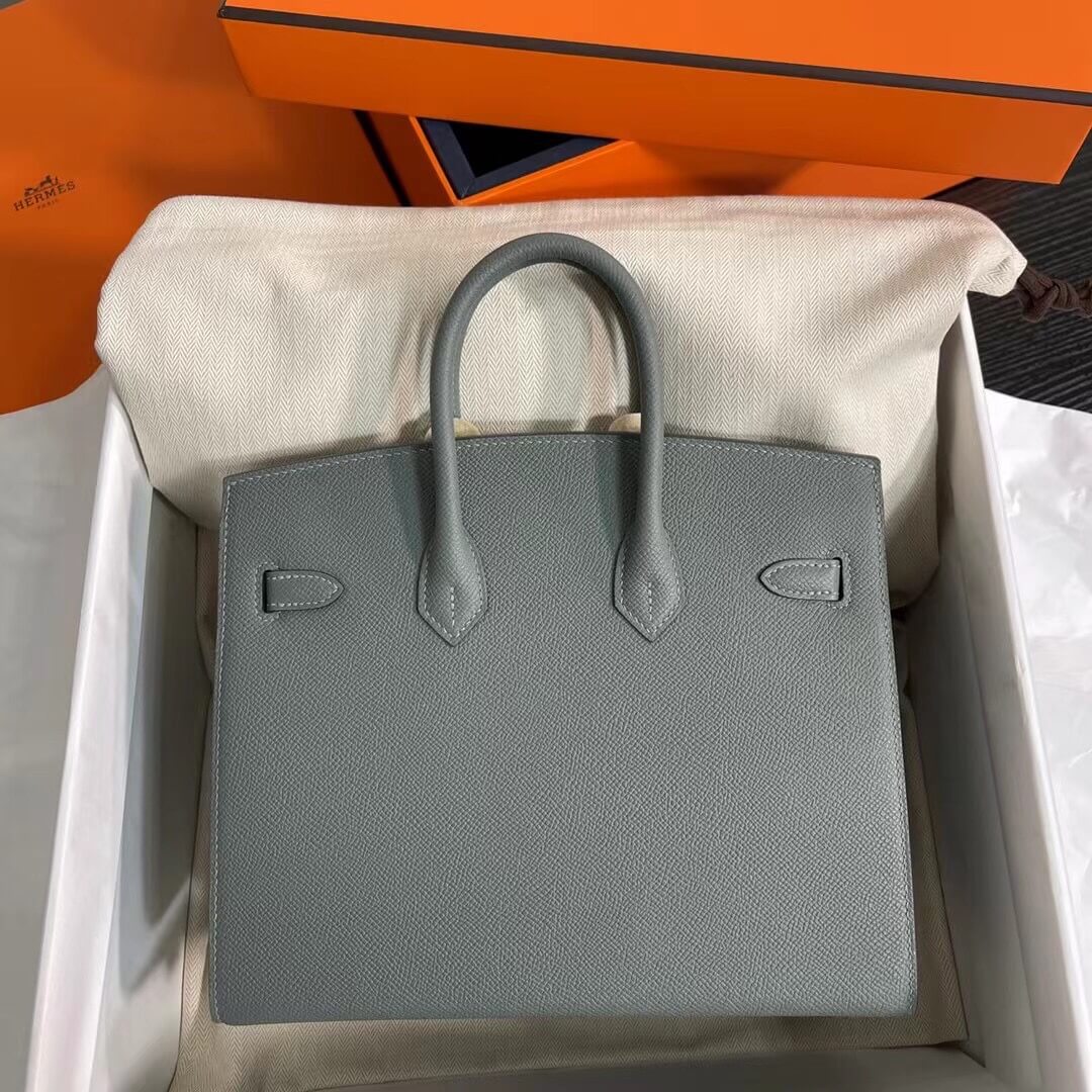 Birkin Sellier outseam epsom: almond green