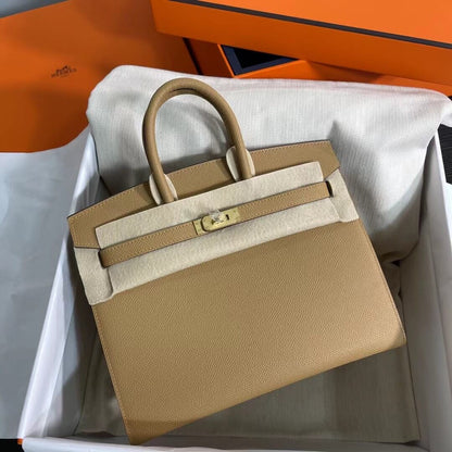 Birkin Sellier outseam epsom: biscuit color