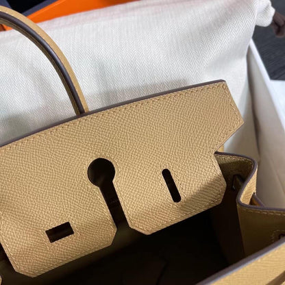 Birkin Sellier outseam epsom: biscuit color