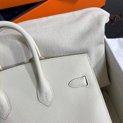 Birkin Sellier outseam epsom: milkshake white