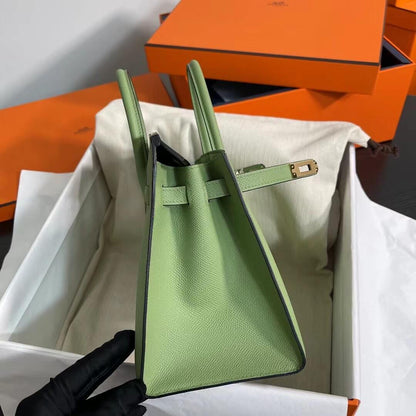 Birkin Sellier outseam epsom: avocado green