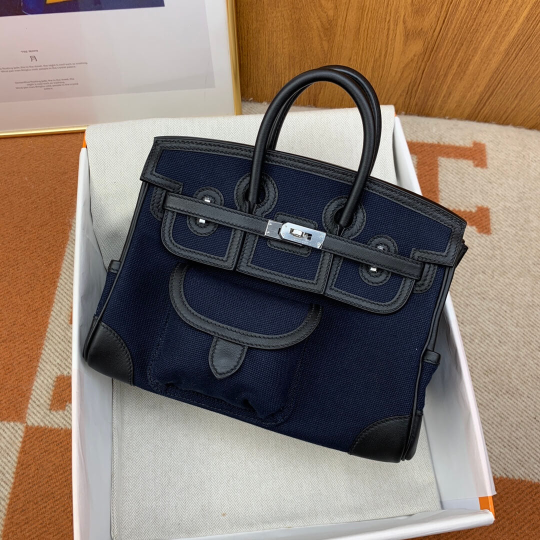 Birkin cargo: black and blue