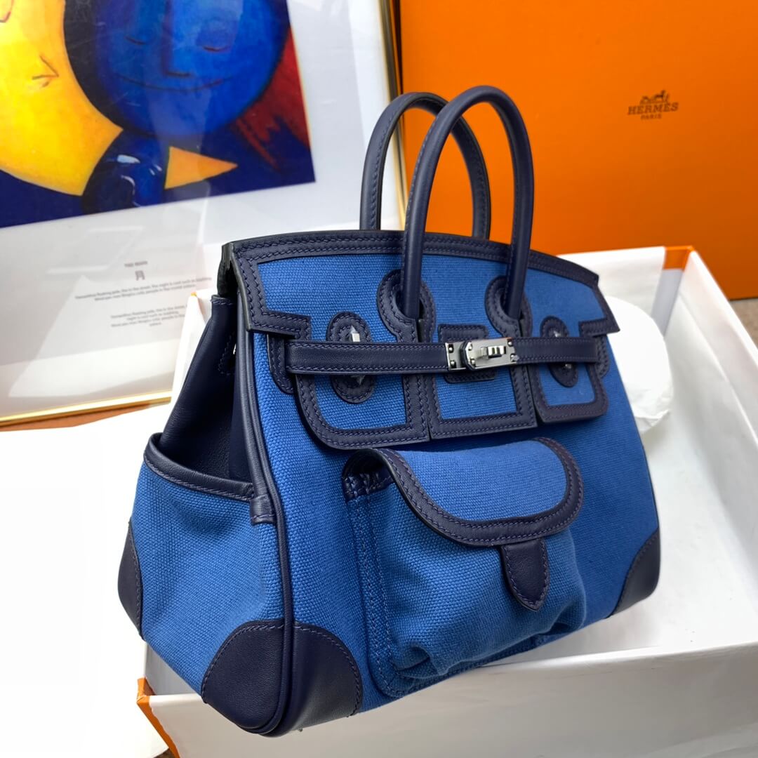 Birkin cargo: blue
