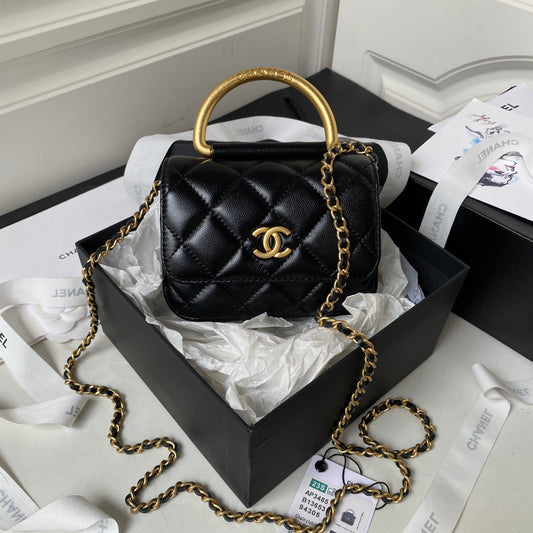 Chanel 23B metal bracelet flip phone bag