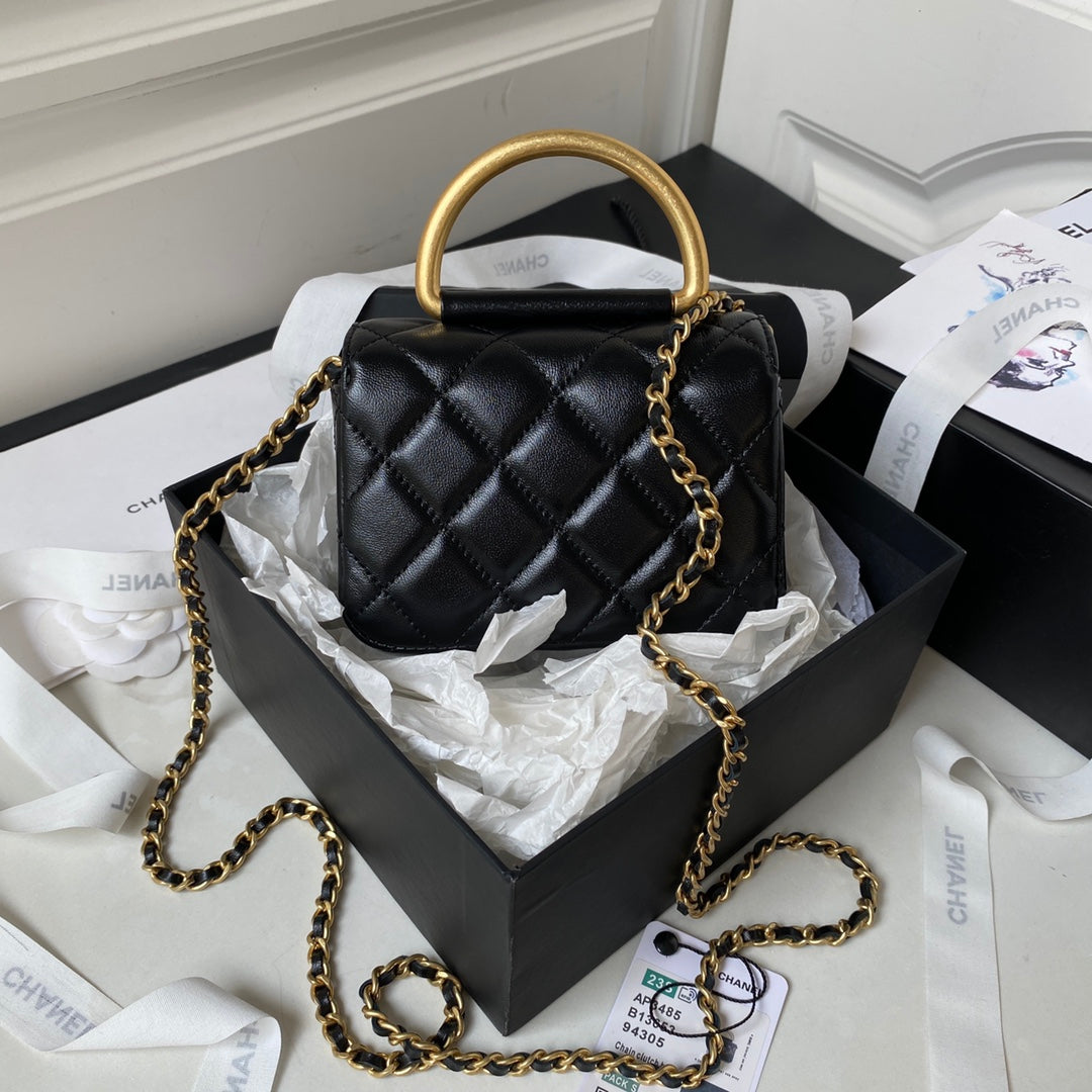 Chanel 23B metal bracelet flip phone bag