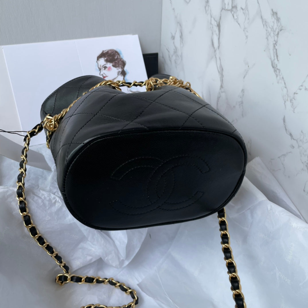 ✨New in stock✨23s gold coin chain bucket bag