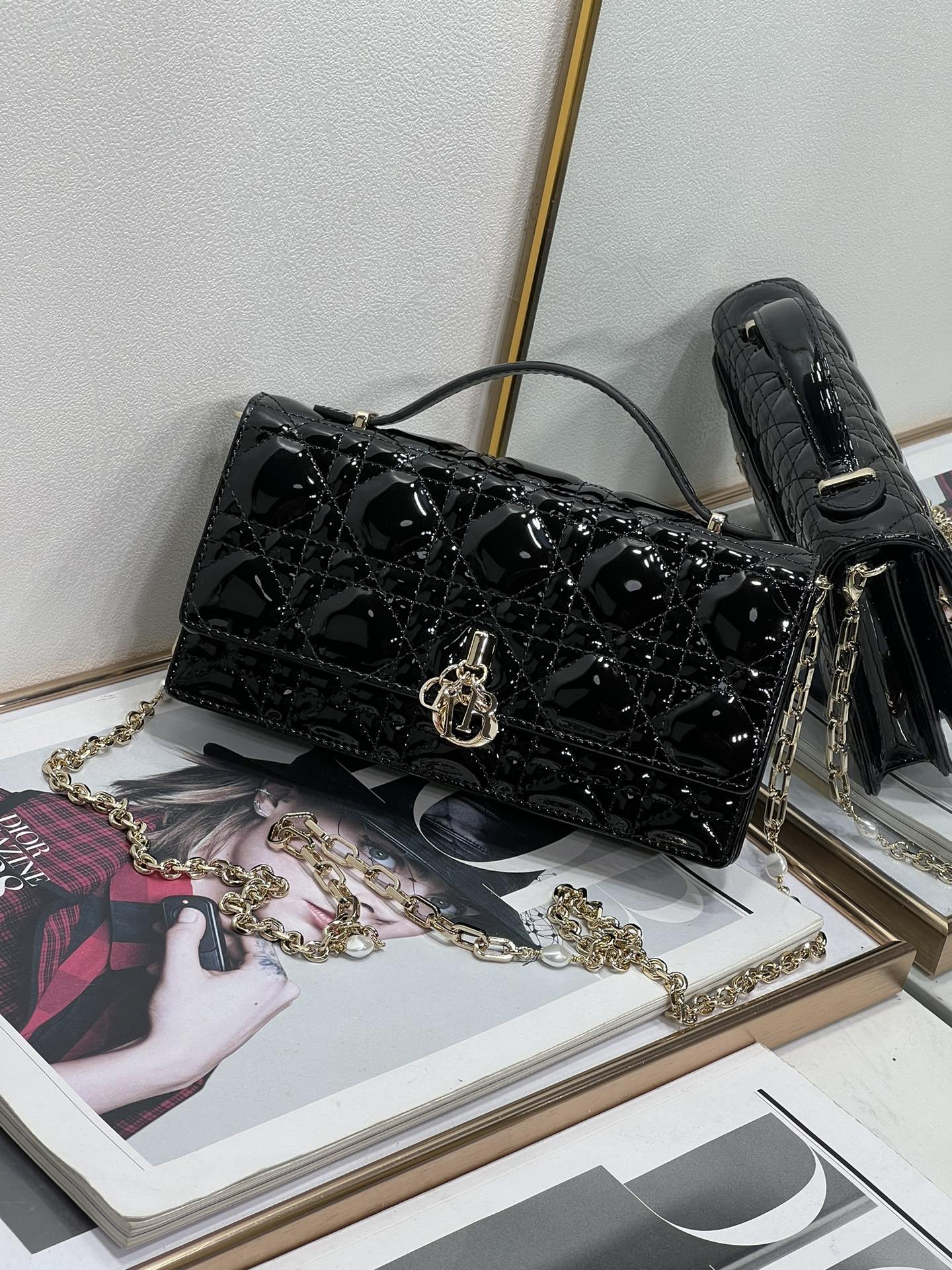 Explosive [Celebration] return 0604 Lady Di❤r 💕Cannage Clutch Bag 💕 21cm