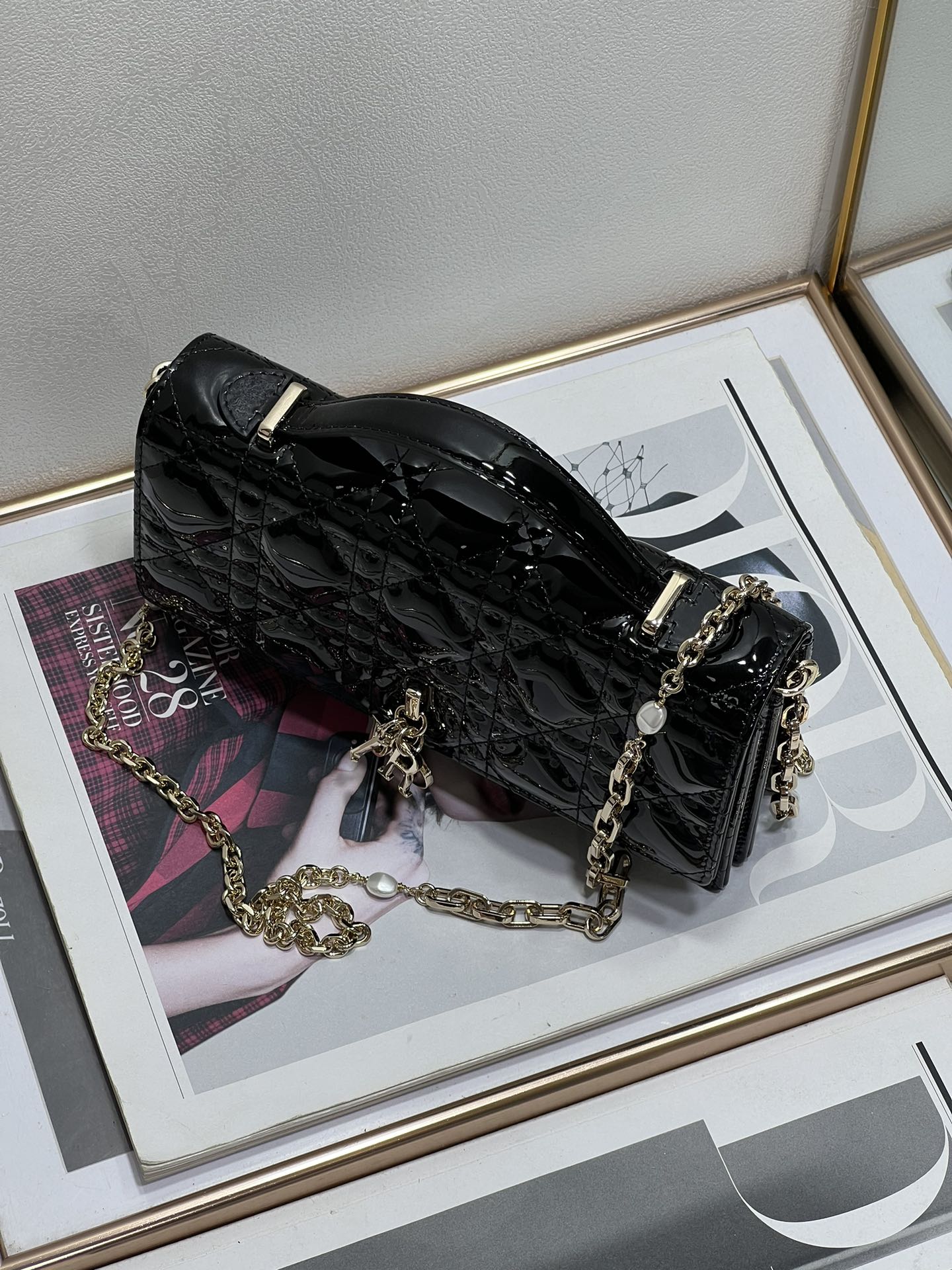 Explosive [Celebration] return 0604 Lady Di❤r 💕Cannage Clutch Bag 💕 21cm