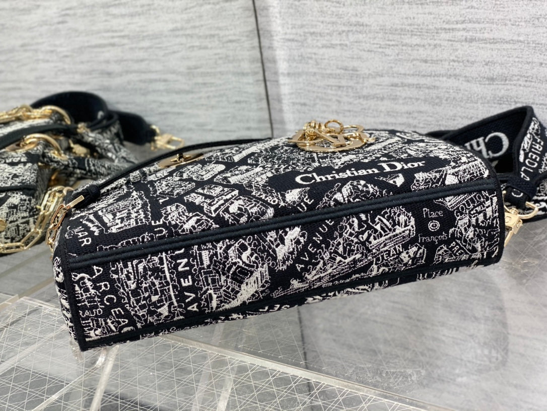 Horizontal Paris map embroidery cloth spot‼
