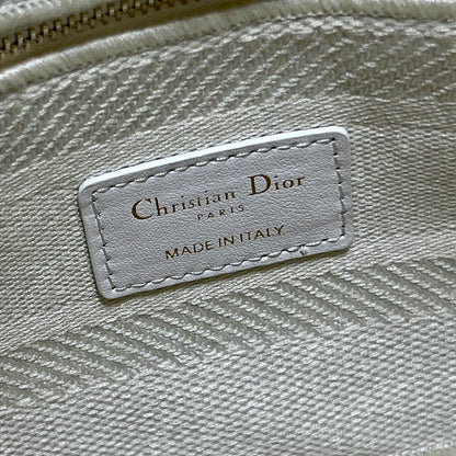 [Fish silk white 💯 five-grid embroidery Diana]