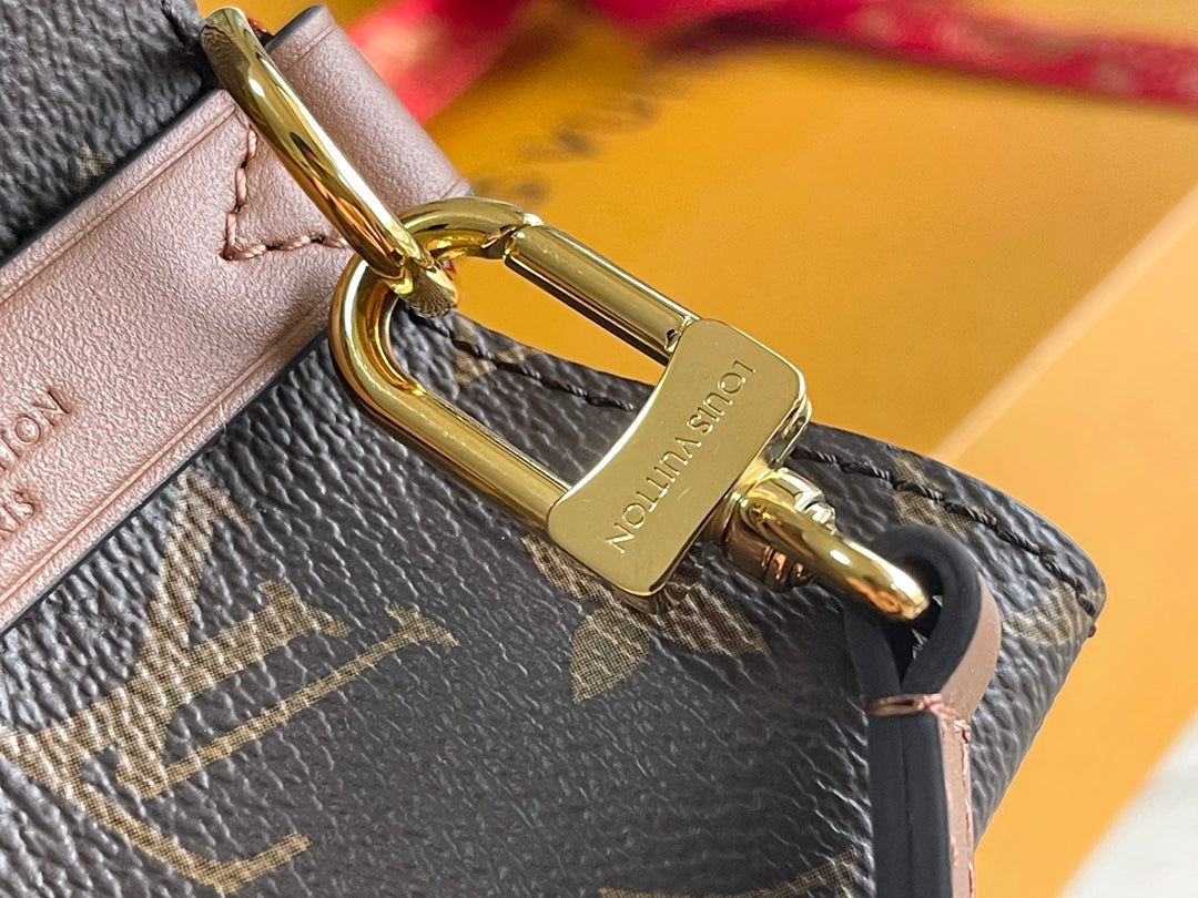 Premium with a full set of packaging [premium all-steel hardware original leather] M44887 presbyopic caramel color