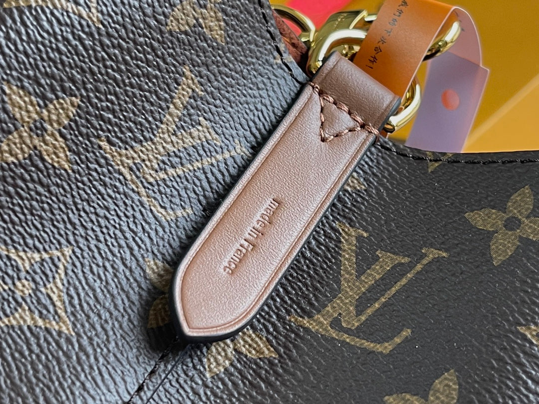 Premium with a full set of packaging [premium all-steel hardware original leather] M44887 presbyopic caramel color