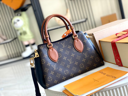 [Superior all-steel hardware original factory leather] M46508 presbyopic black