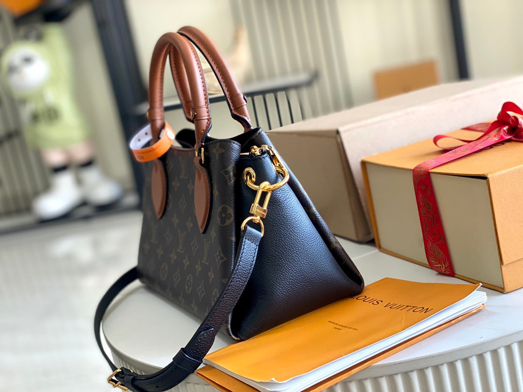 [Superior all-steel hardware original factory leather] M46508 presbyopic black