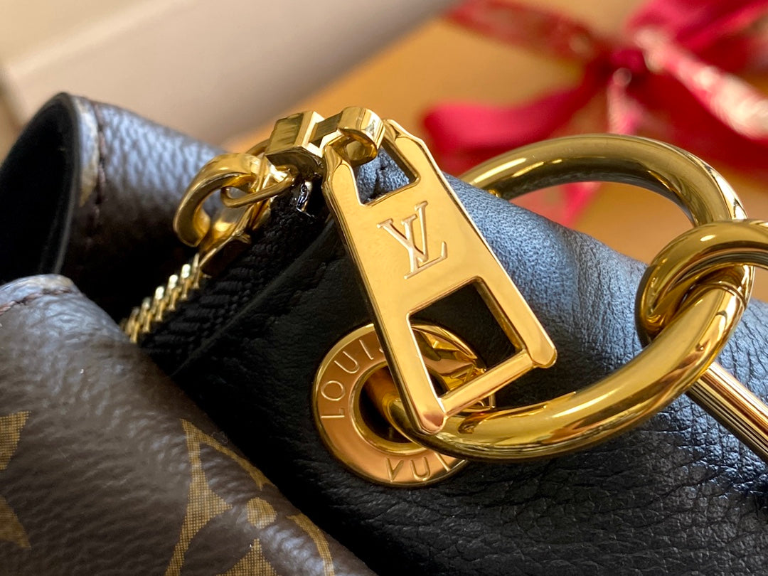 [Superior all-steel hardware original factory leather] M46508 presbyopic black