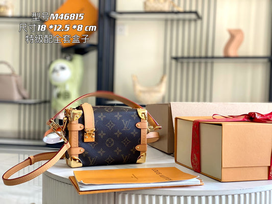 Premium with a full set of packaging [premium original leather all steel hardware] M46815 presbyopia