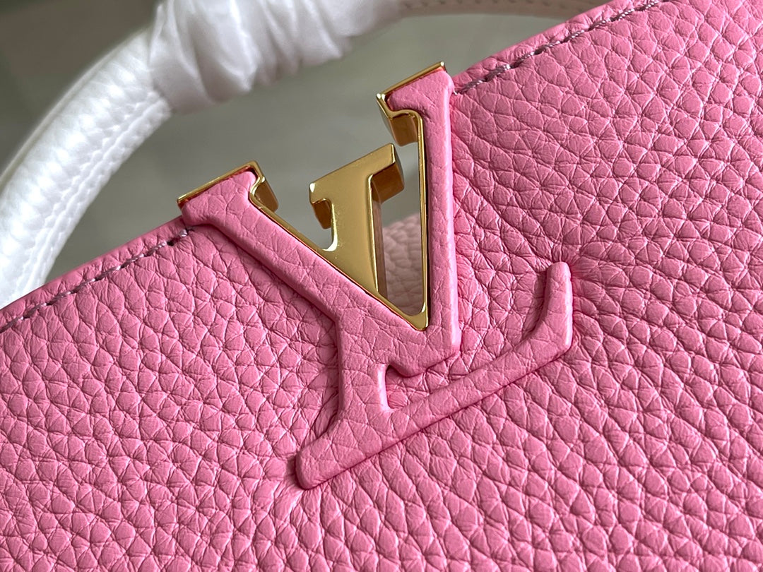 [Premium boutique original leather 💋M20845 light pink flower trio]