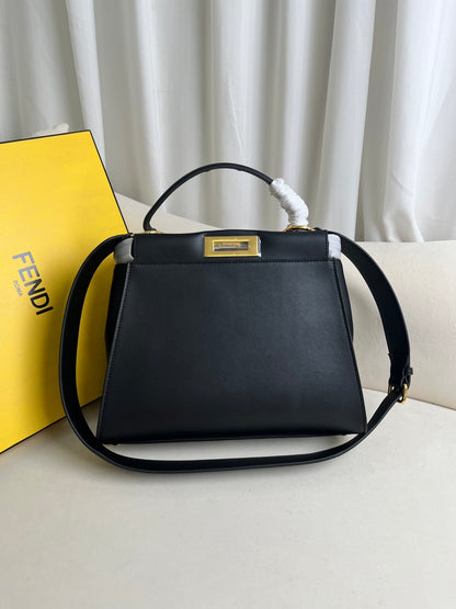 large black Peekaboo ISeeU bag