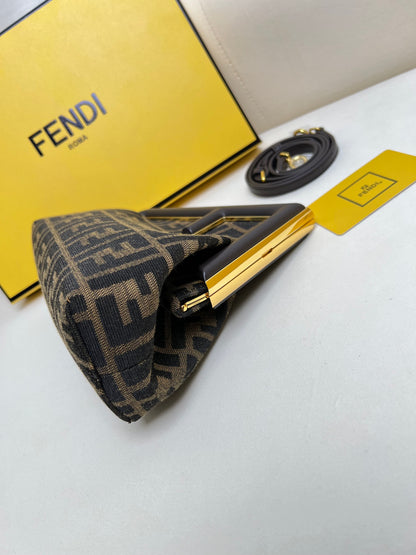 Fendi First Small Bag brown handbag