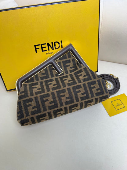 Fendi First Small Bag brown handbag