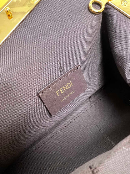 Fendi First Small Bag brown handbag