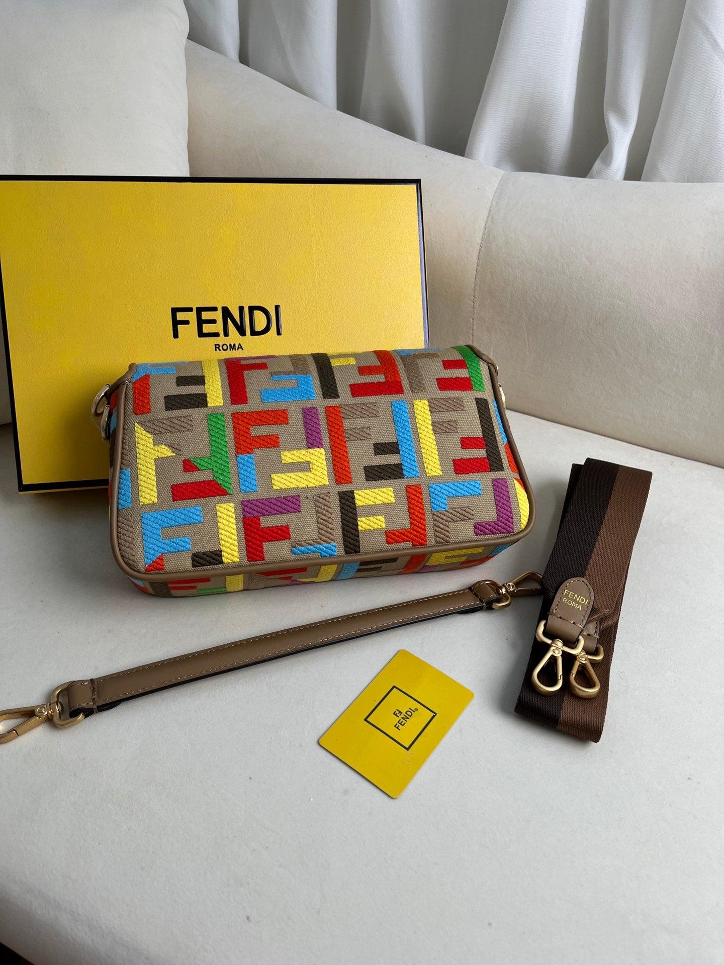 Color matching apricot M latest Baguette FF logo