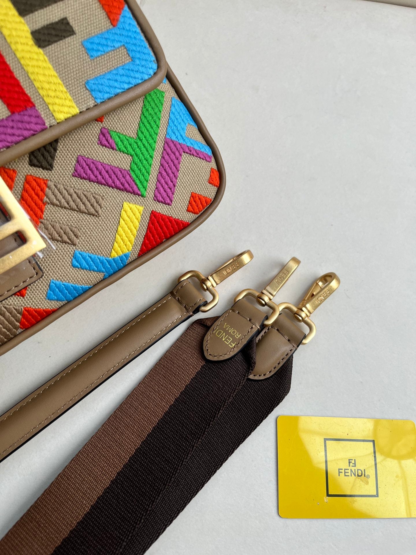 Color matching apricot M latest Baguette FF logo