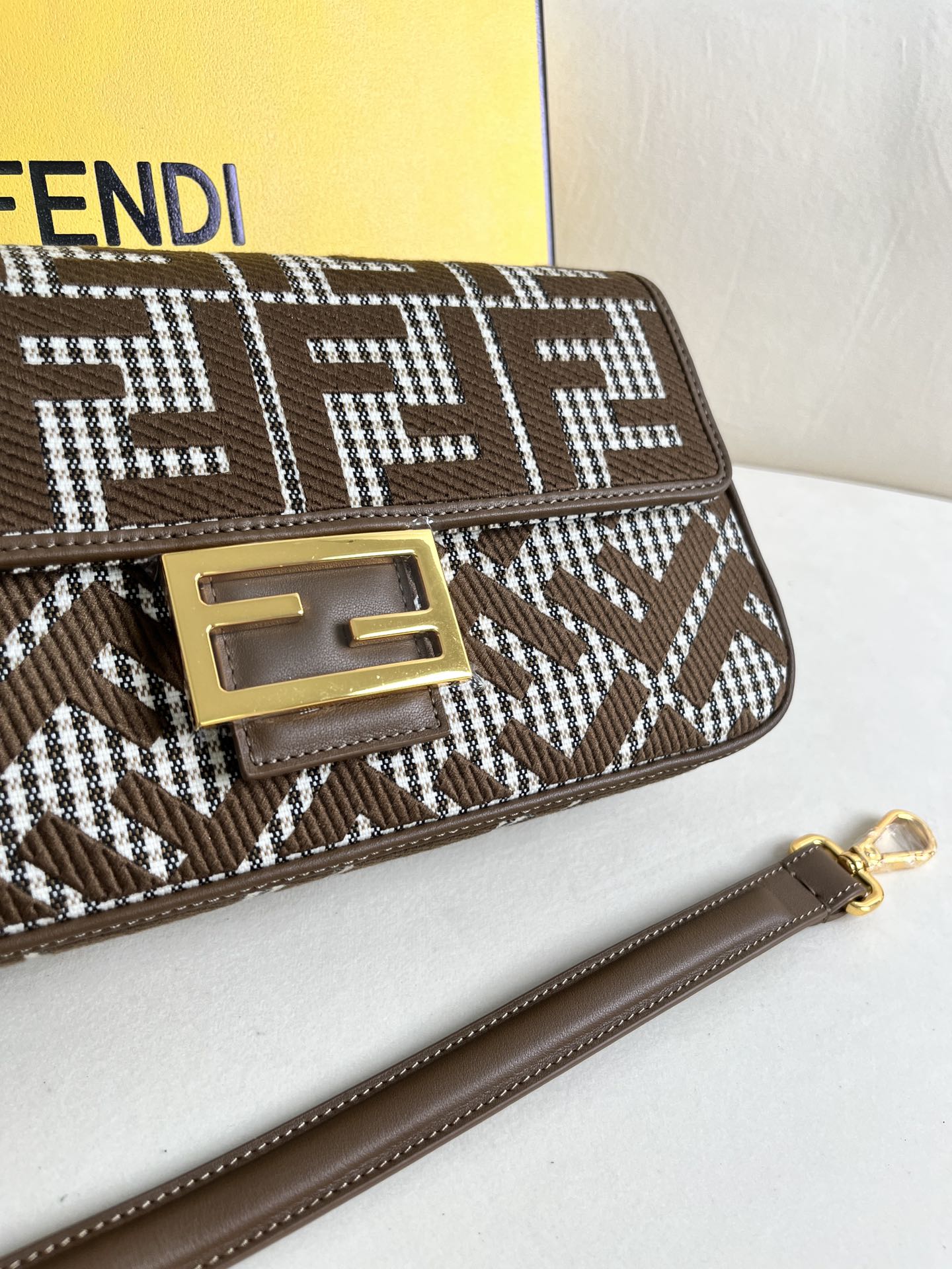 M latest Baguette FF logo Embroidery series #it’s not a bag, it’s Baguette! #