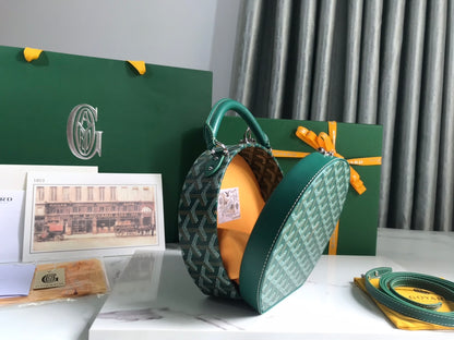118085🆕Goyard Alto round box bag is also a hat box bag🎩