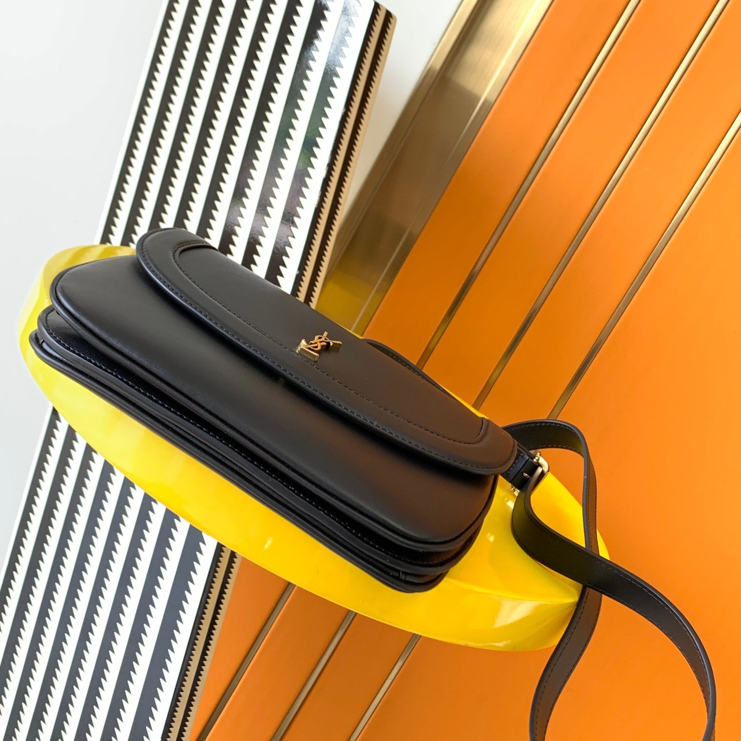 [Original leather] 2023 new saddle bag, Style number: 686742 original leather