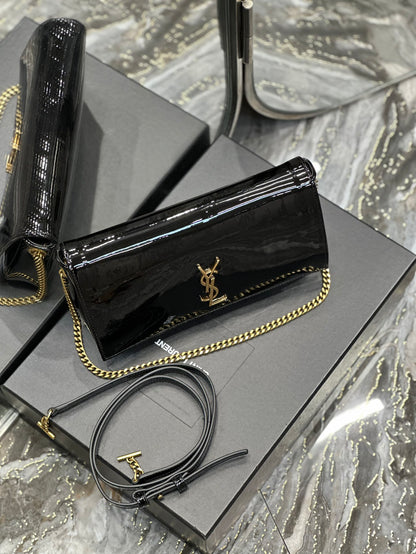 NEW】Black gold buckle patent leather_ ◽𝑲𝒂𝒕𝒆 ⁹⁹ ◽ Model: 604276