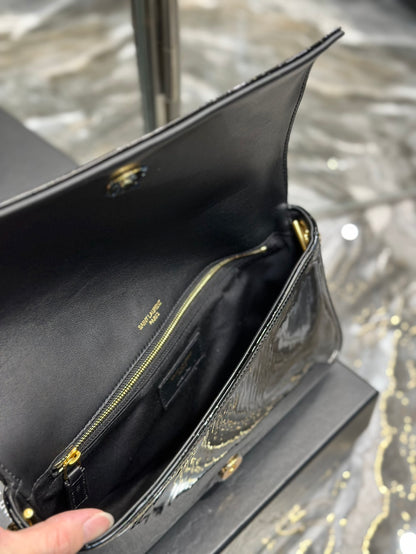 NEW】Black gold buckle patent leather_ ◽𝑲𝒂𝒕𝒆 ⁹⁹ ◽ Model: 604276