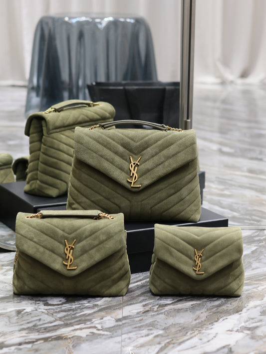 Loulou_ Army Green Nubuck