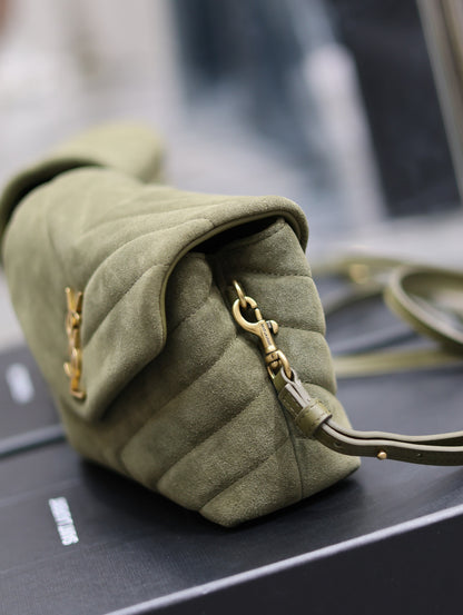 Loulou_ Army Green Nubuck
