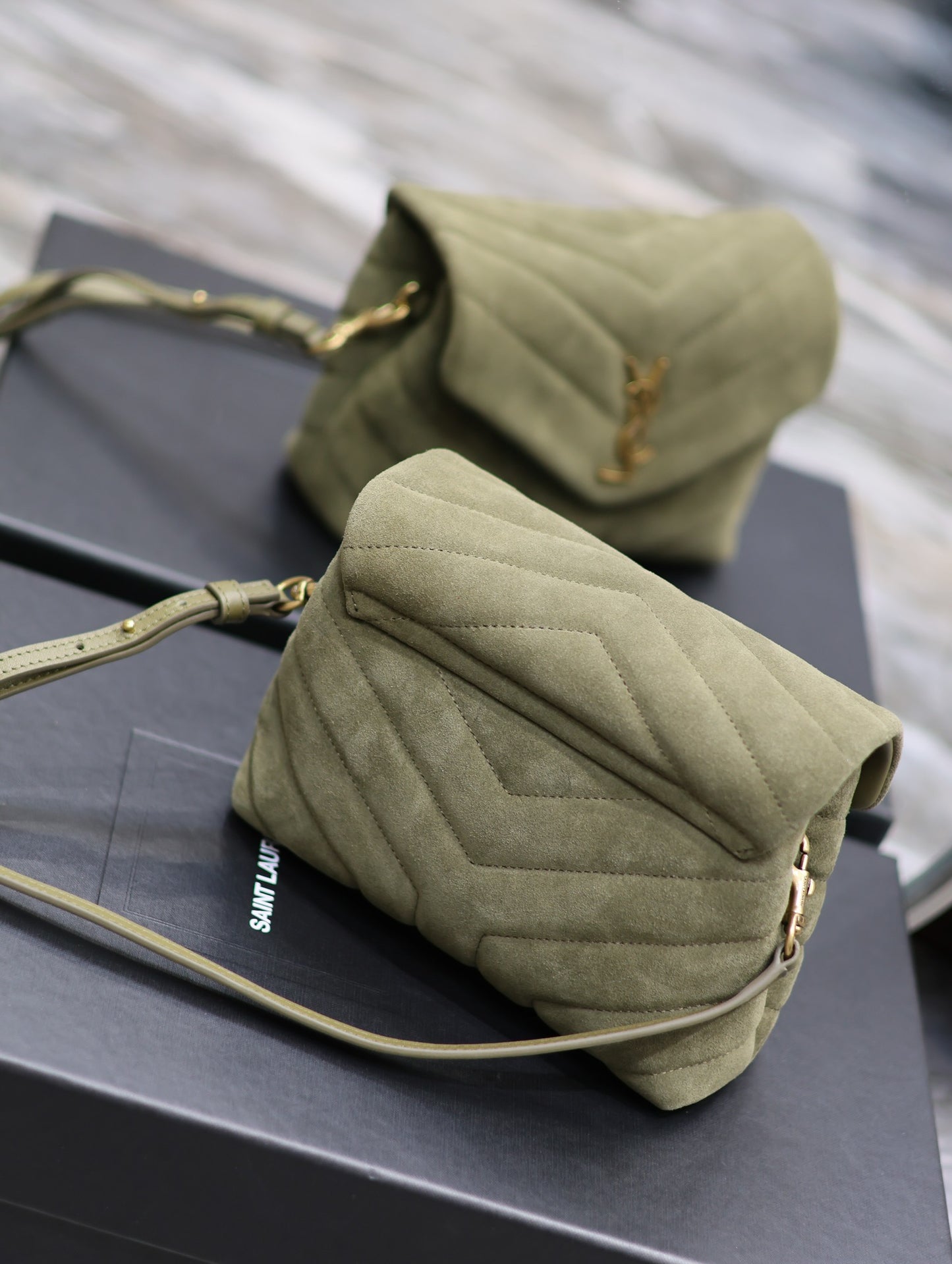 Loulou_ Army Green Nubuck