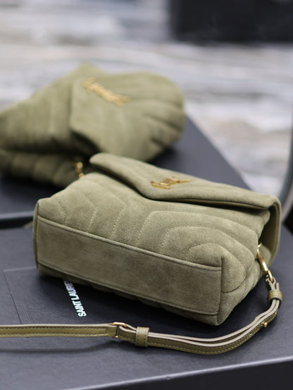 Loulou_ Army Green Nubuck