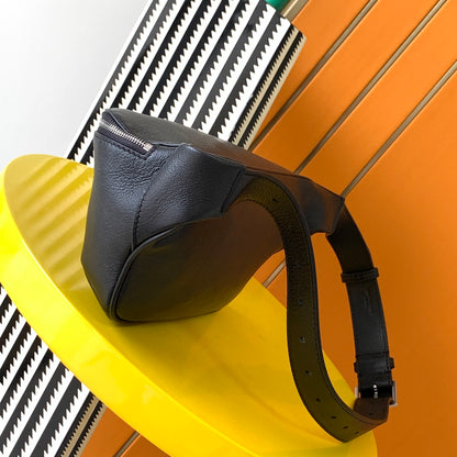 [Original leather] Y's latest big logo pocket bag [gift] made of high-grade original goat leather