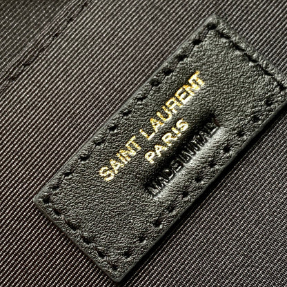[Original leather] Y's latest big logo pocket bag [gift] adopts high-grade caviar leather pattern Model: 569737