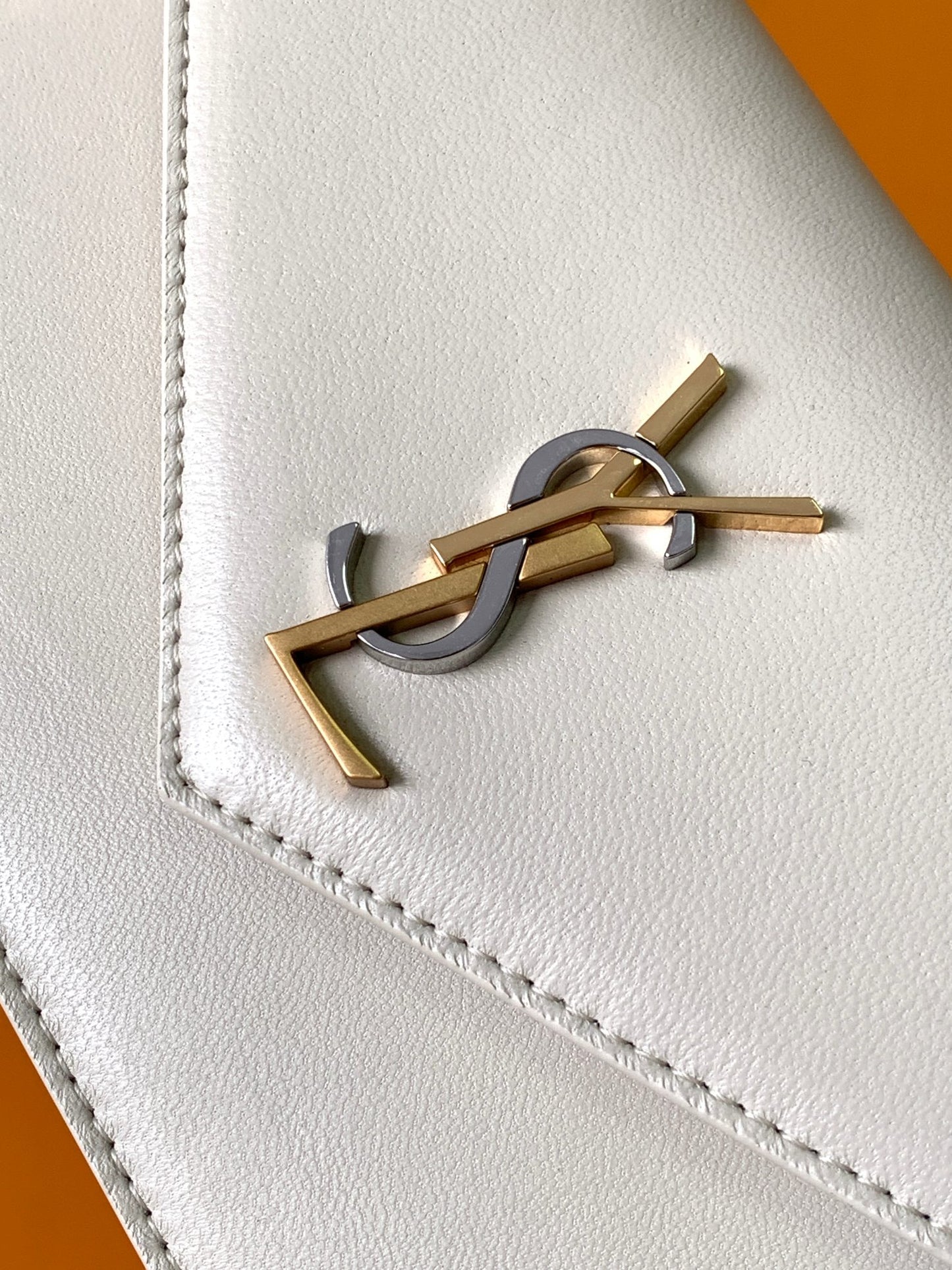 [Original Leather] 🔥LE CASSANDRE Smooth Leather Envelope Chain Bag Model: 743050