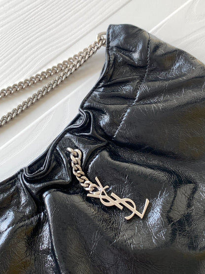 【Original leather】🌈New cloud bag, Mini leather shoulder bag cloud type underarm bag/chain bag, model: 681632