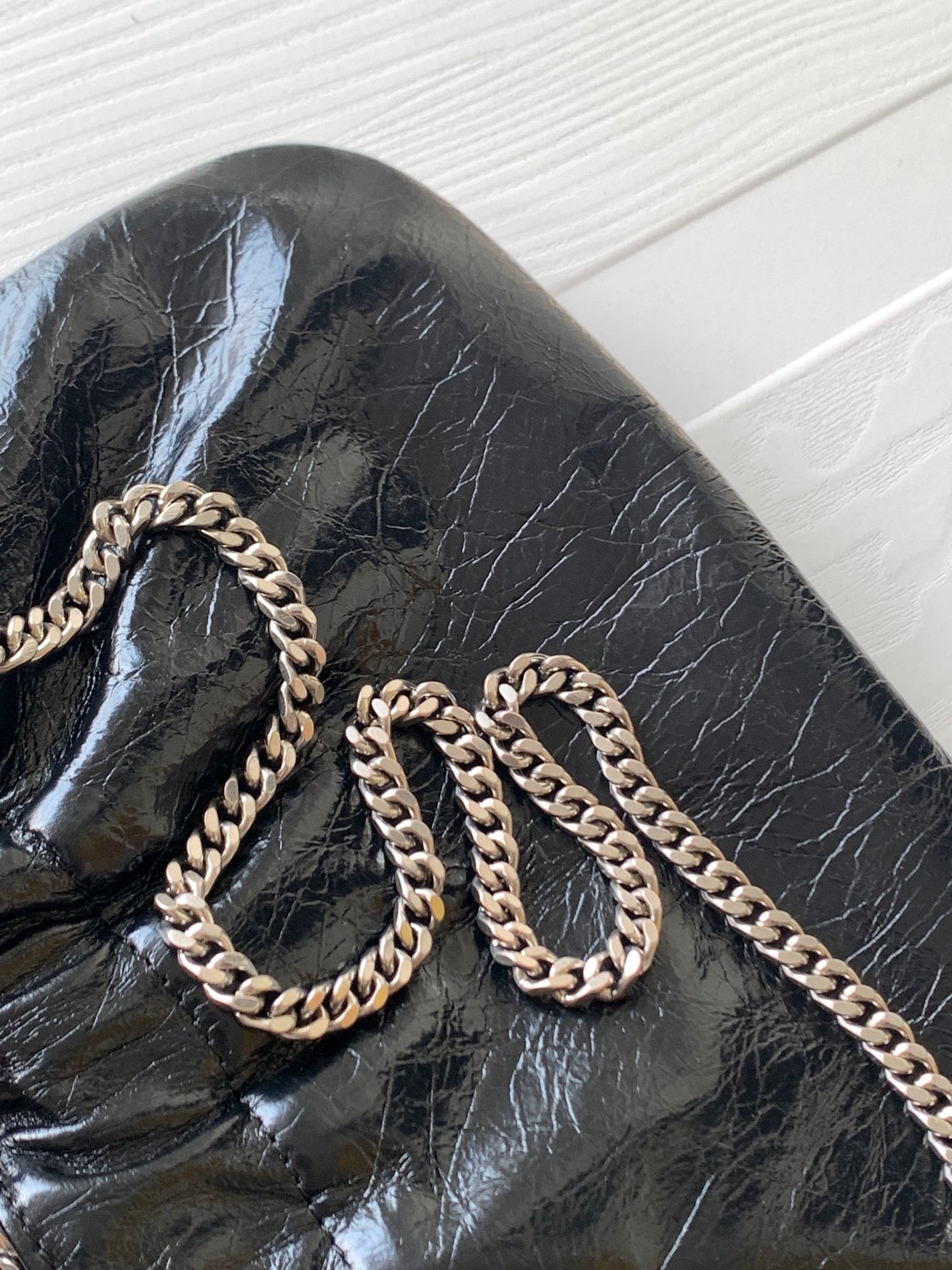 【Original leather】🌈New cloud bag, Mini leather shoulder bag cloud type underarm bag/chain bag, model: 681632