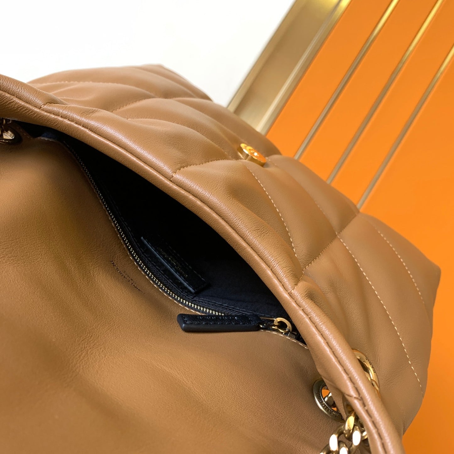 [Original leather] #𝙇𝙤𝙪𝙇𝙤𝙪 𝙥𝙪𝙛𝙛𝙚𝙧# Medium 29CM LOULOU PUFFER quilted lambskin bag