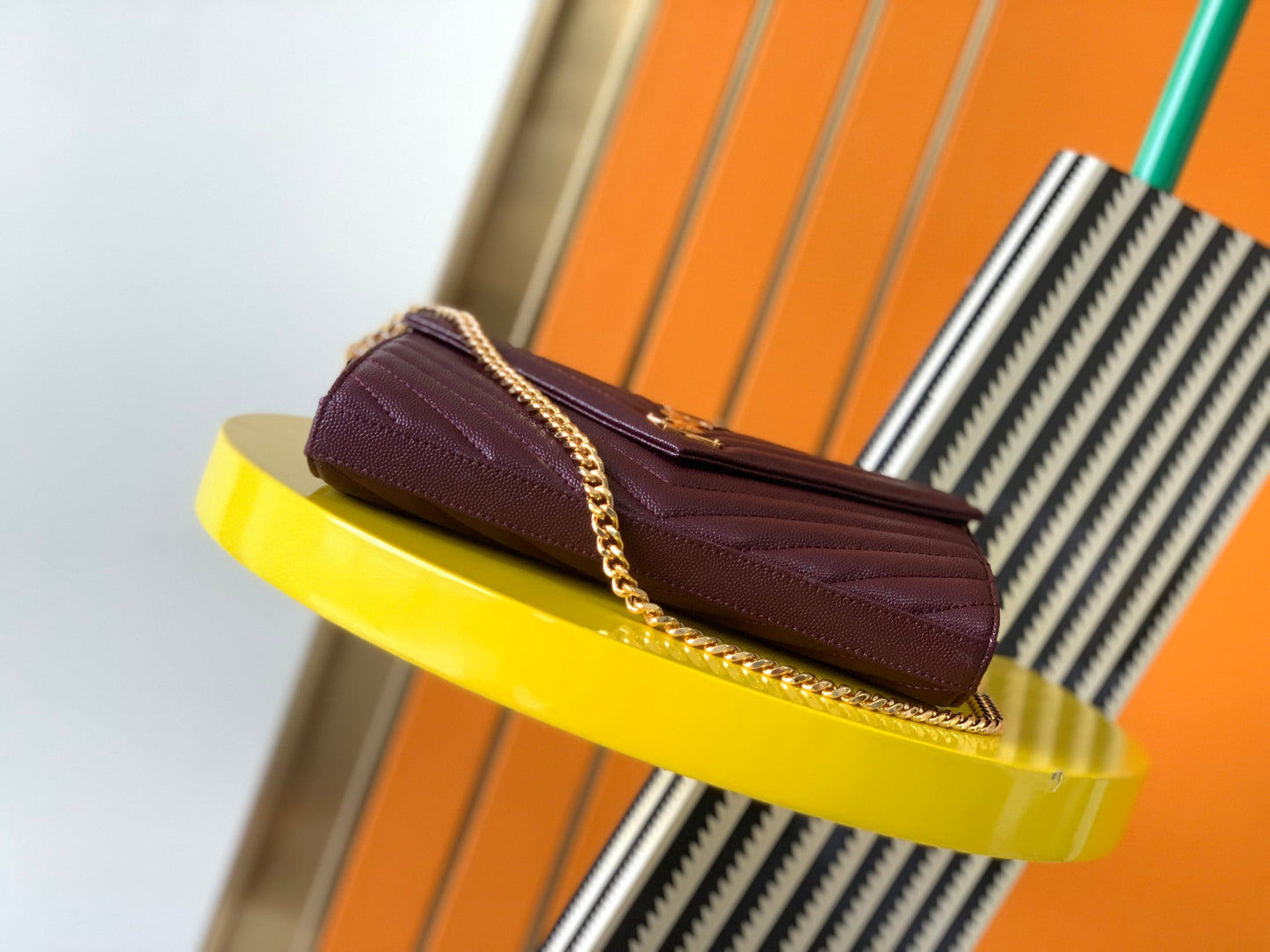 【Original leather】#𝑴𝒐𝒏𝒐𝒈𝒓𝒂𝒎 𝑾𝒐𝒄# MONOGRAM Caviar Texture Original Leather Version Envelope Bag.360452 /377828