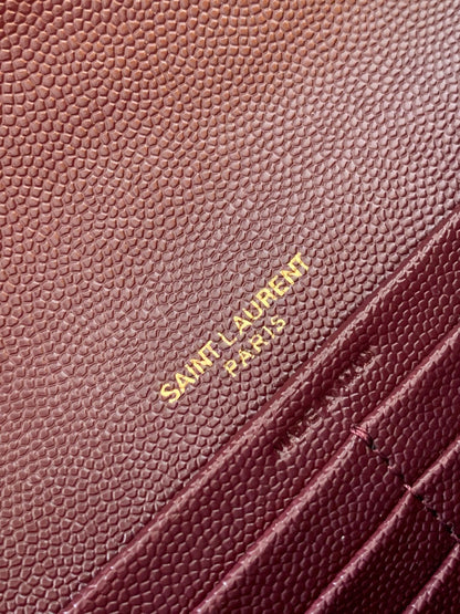 【Original leather】#𝑴𝒐𝒏𝒐𝒈𝒓𝒂𝒎 𝑾𝒐𝒄# MONOGRAM Caviar Texture Original Leather Version Envelope Bag.360452 /377828