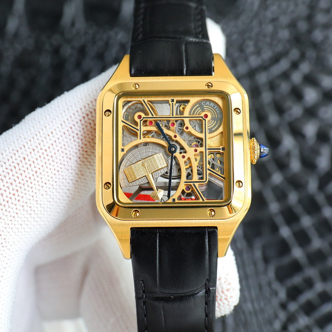 Cartier Santos hollow series Cartier's supernatural work, counter designer teamed up