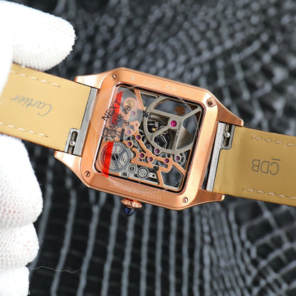 Cartier Santos hollow series Cartier's supernatural work, counter designer teamed up