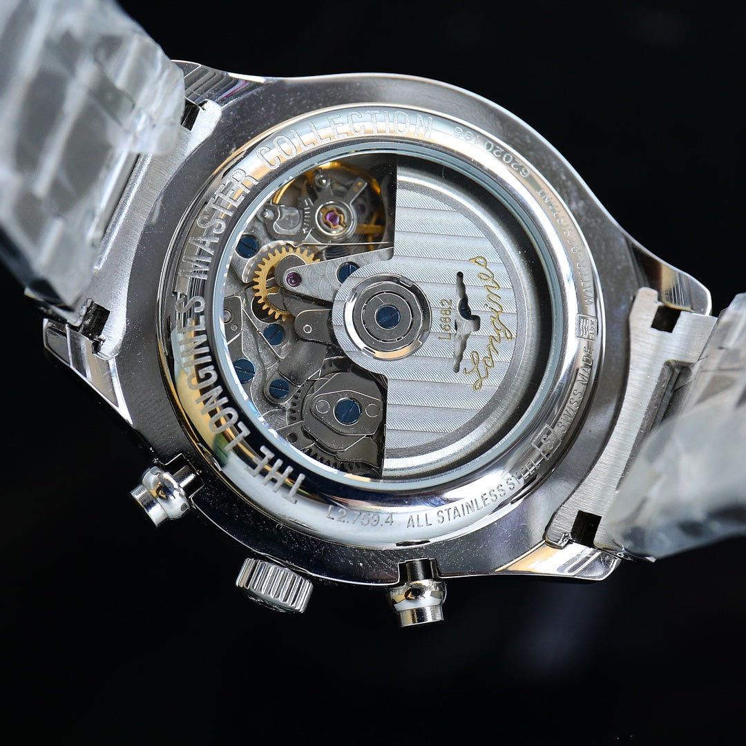 Newly launched Longines L2.759.4 six-needle multi-function machine